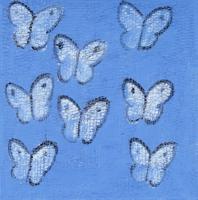 Hunt Slonem SULPHURS SKY (Butterflys) Painting - Sold for $8,320 on 10-10-2026 (Lot 185).jpg